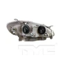 Left CAPA Certified Headlight Assembly 20-6236-90-9 - back view
