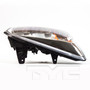 CAPA Certified Headlight Assembly 20-6493-00-9 - top view