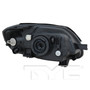 CAPA Certified Headlight Assembly 20-6528-00-9 - back view