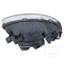 CAPA Certified Headlight Assembly 20-6528-00-9 - bottom view