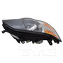 Right CAPA Certified Headlight Assembly 20-6621-00-9 - top view