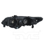 Right CAPA Certified Headlight Assembly 20-6735-91-9 - back view