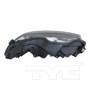 Right CAPA Certified Headlight Assembly 20-6735-91-9 - bottom view