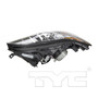 Right Headlight Assembly 20-6621-90 - top view