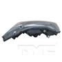 Left Headlight Assembly 20-6736-91 - top view