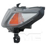 Left Headlight Assembly 20-6736-91 - side view