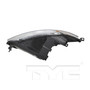 Left Headlight Assembly 20-6722-90 - bottom view