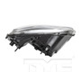CAPA Certified Headlight Assembly 20-6766-00-9 - top view