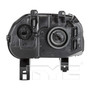 CAPA Certified Headlight Assembly 20-6766-00-9 - back view
