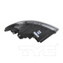 Right CAPA Certified Headlight Assembly 20-6807-90-9 - bottom view