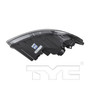 Left Headlight Assembly 20-6808-90 - bottom view