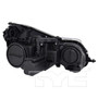 Left CAPA Certified Headlight Assembly 20-6978-00-9 - back view