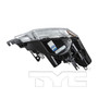 Left CAPA Certified Headlight Assembly 20-6918-00-9 - bottom view