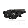 Right CAPA Certified Headlight Assembly 20-9085-01-9 - back view