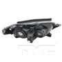 Left CAPA Certified Headlight Assembly 20-9126-01-9 - back view