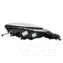 Left Headlight Assembly 20-9026-01 - top view