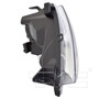 Left CAPA Certified Headlight Assembly 20-9192-00-9 - angled view