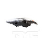 Left CAPA Certified Headlight Assembly 20-9150-00-9 - bottom view