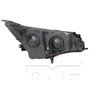 Left CAPA Certified Headlight Assembly 20-9152-00-9 - back view