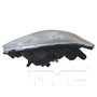 Right CAPA Certified Headlight Assembly 20-9197-00-9 - top view