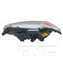 Right Headlight Assembly 20-9191-00 - top view