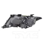 Right CAPA Certified Headlight Assembly 20-9191-00-9 - back view