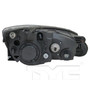 Left CAPA Certified Headlight Assembly 20-9198-00-9 - back view