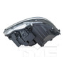Left CAPA Certified Headlight Assembly 20-9274-00-9 - bottom view