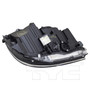 Left CAPA Certified Headlight Assembly 20-9274-90-9 - bottom view