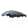 Left CAPA Certified Headlight Assembly 20-9428-01-9 - top view