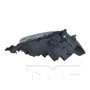 Left CAPA Certified Headlight Assembly 20-9428-01-9 - bottom view