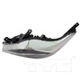Left CAPA Certified Headlight Assembly 20-9406-90-9 - top view