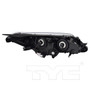 Left CAPA Certified Headlight Assembly 20-9406-90-9 - back view