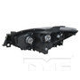 Right CAPA Certified Headlight Assembly 20-9309-01-9 - back view