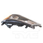 Left Headlight Assembly 20-9422-00 - top view