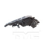Left CAPA Certified Headlight Assembly 20-9422-00-9 - bottom view