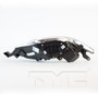 Left Headlight Assembly 20-9494-00 - bottom view