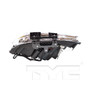 Right CAPA Certified Headlight Assembly 20-9389-00-9 - bottom view