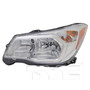 Left CAPA Certified Headlight Assembly 20-9444-00-9 - front view