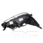 Left CAPA Certified Headlight Assembly 20-9444-00-9 - bottom view
