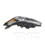 Left Headlight Assembly 20-9462-00 - top view