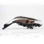 Left Headlight Assembly 20-9406-00 - top view