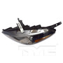 Left Headlight Assembly 20-9602-00 - top view