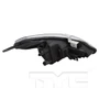 Left CAPA Certified Headlight Assembly 20-9602-00-9 - back view