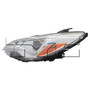 Left CAPA Certified Headlight Assembly 20-9612-00-9 - side view