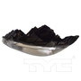 Right CAPA Certified Headlight Assembly 20-9533-00-9 - top view