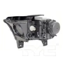Right CAPA Certified Headlight Assembly 20-9545-00-9 - back view