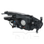 Left Headlight Assembly 20-9662-00 - back view