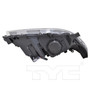 Left CAPA Certified Headlight Assembly 20-9628-80-9 - bottom view