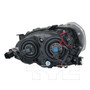 Right CAPA Certified Headlight Assembly 20-9613-00-9 - back view